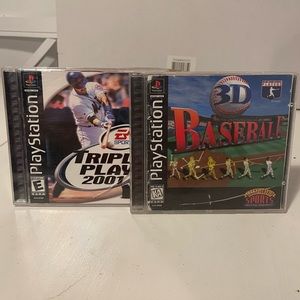 Baseball PlayStation 1 games bundle